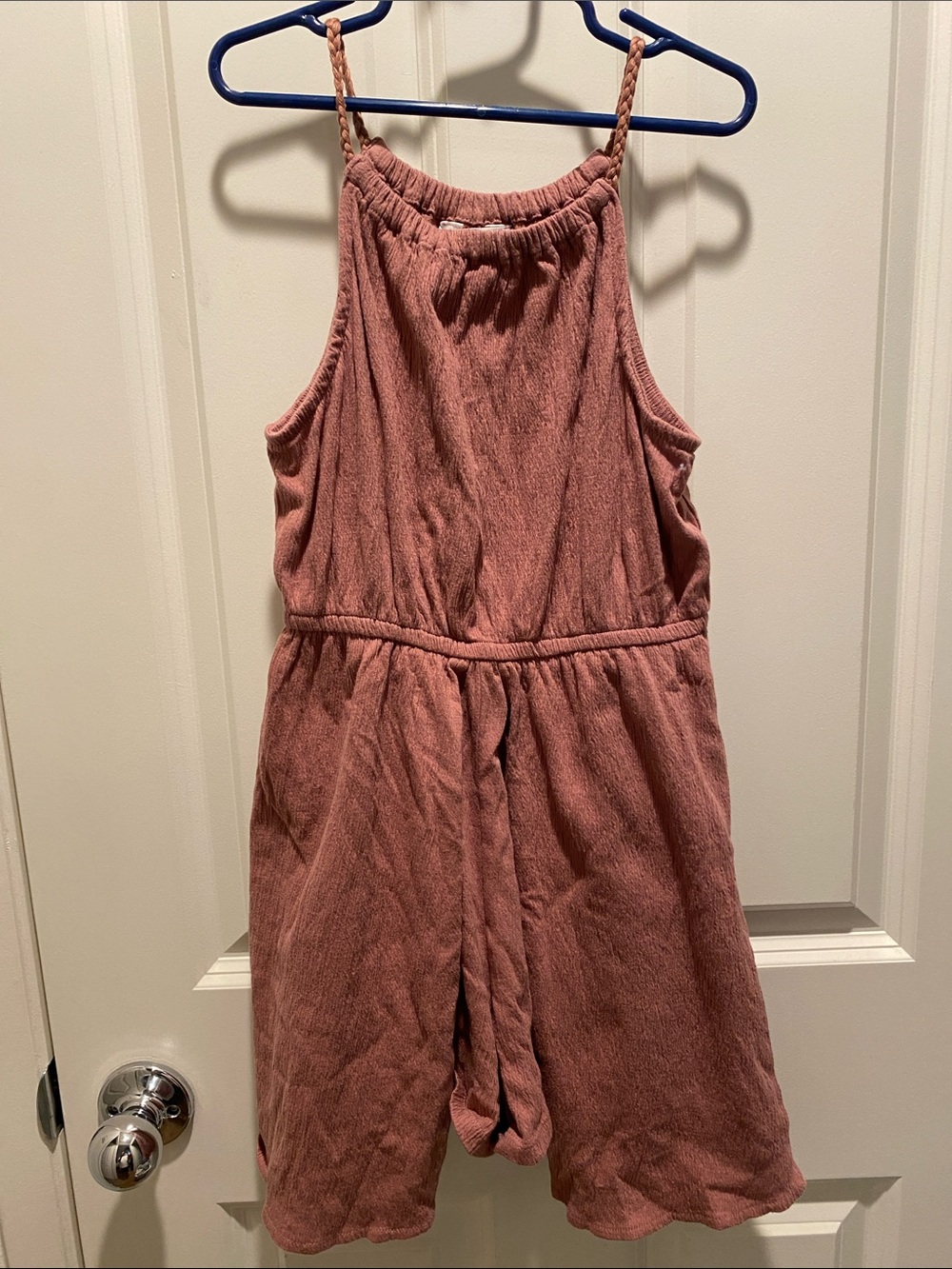 Market & Spruce Dusty Rose Romper NWOT